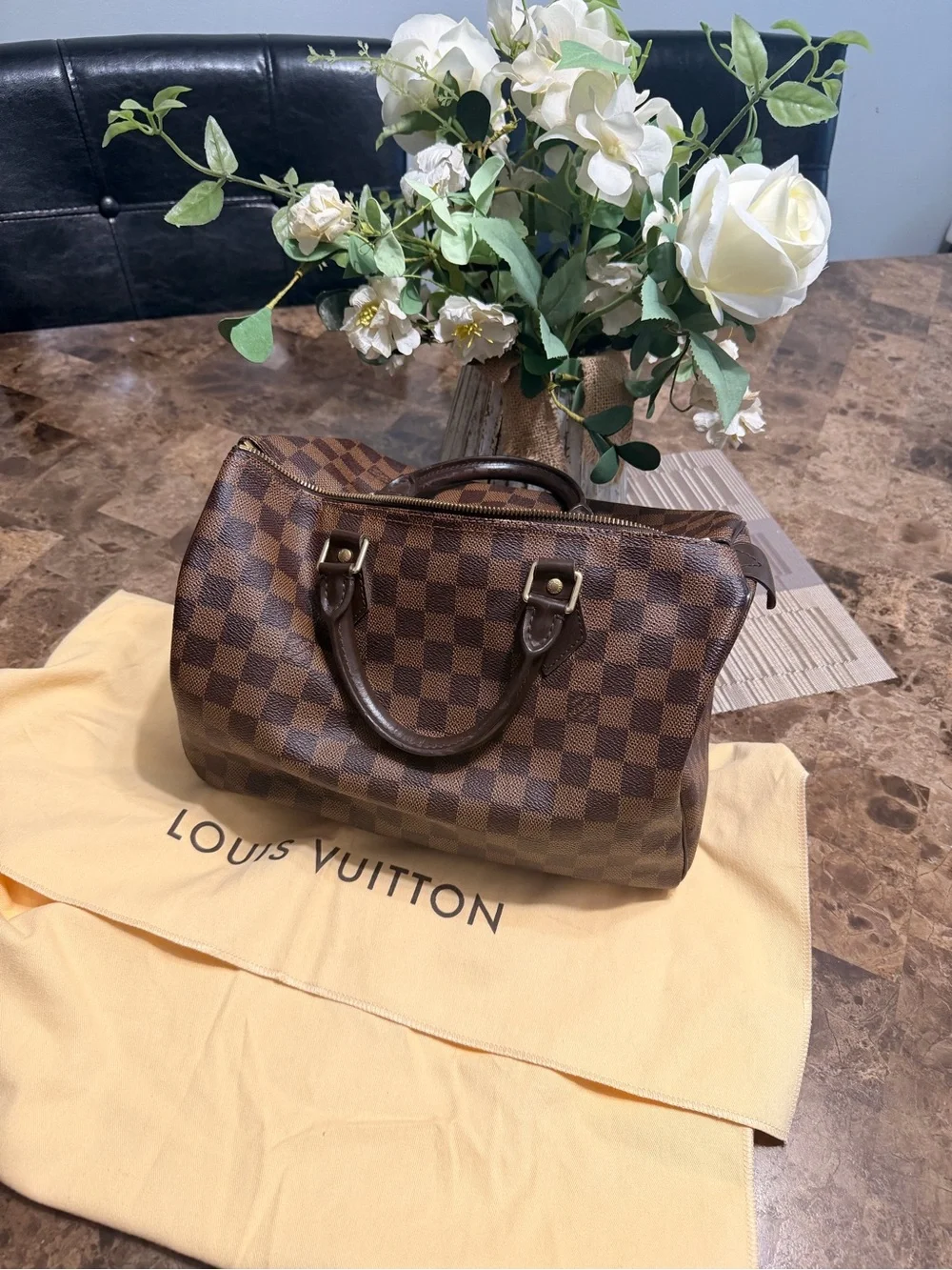 Louis Vuitton Brown Damier  30
